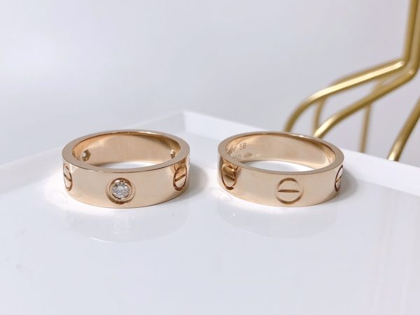 Cartier wide pair ring