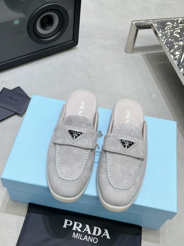 Couples Prada 2023 latest loafers half slippers A
