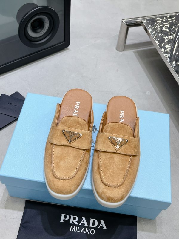 Couples Prada 2023 latest loafers half slippers E