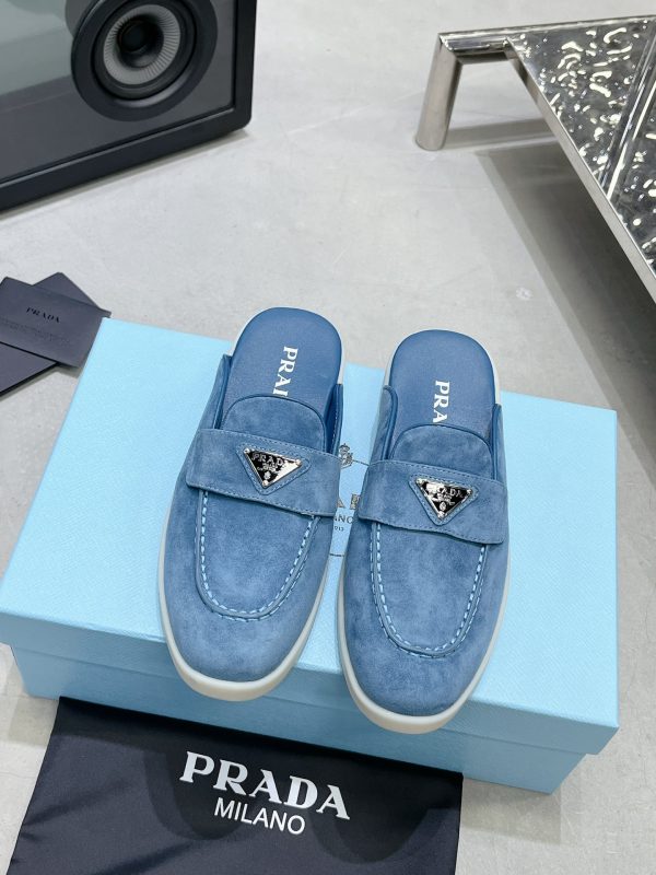 Couples Prada 2023 latest loafers half slippers F
