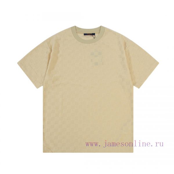 ️   Louis Vuitton/Louis Vuitton Jacquard Towel T-shirt SetKnitted jacquard short sleeved cus xsiej76w