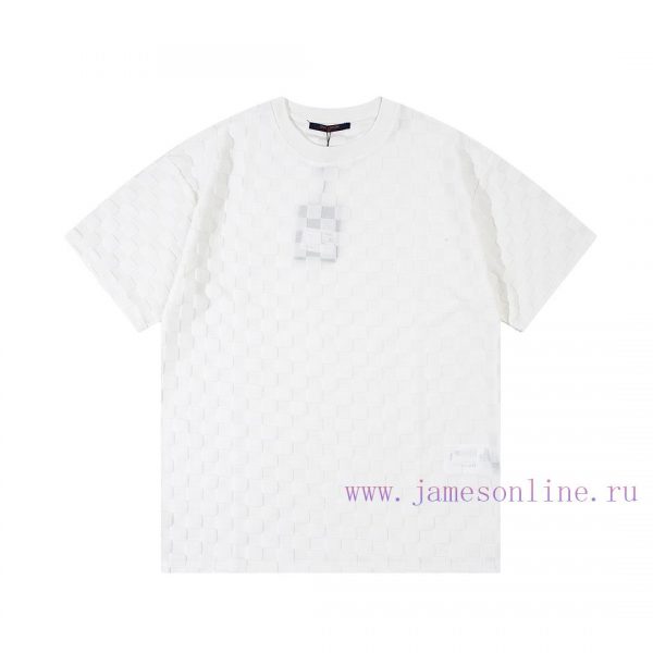 ️   Louis Vuitton/Louis Vuitton Jacquard Towel T-shirt SetKnitted jacquard short sleeved cus k6ok410n