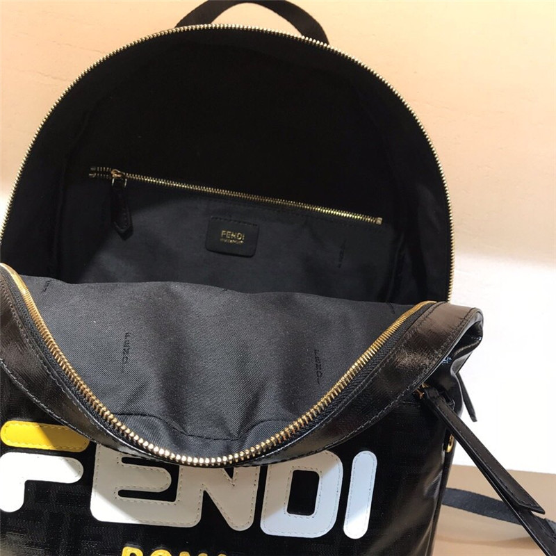 Fendi Black FF Big Backpack - Image 7