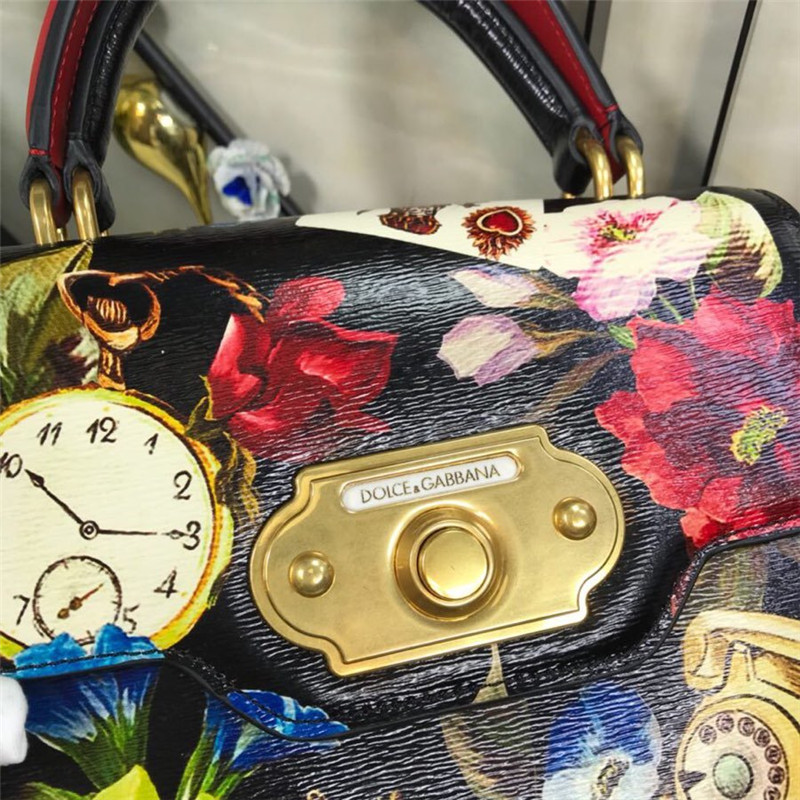 Dolce & Gabbana d&g doorbell floral-print bag - Image 4