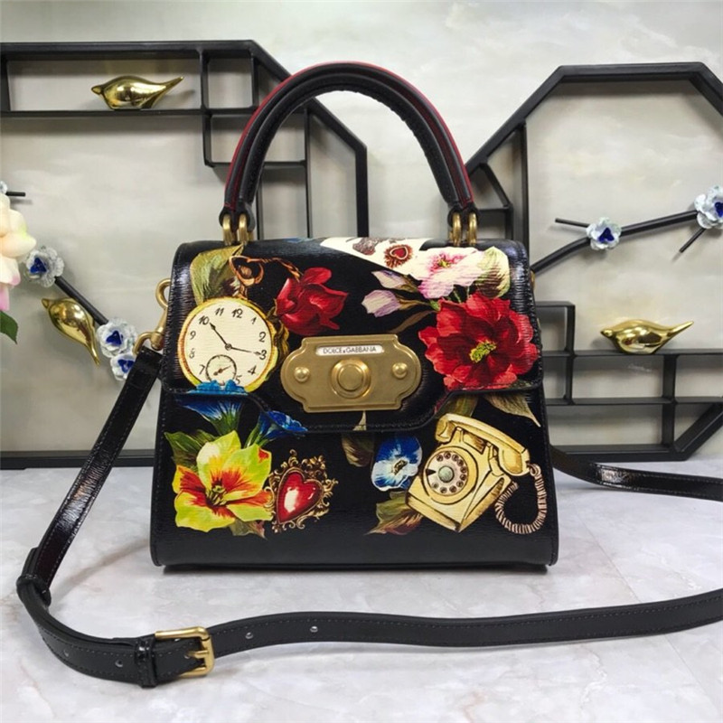 Dolce & Gabbana d&g doorbell floral-print bag - Image 5
