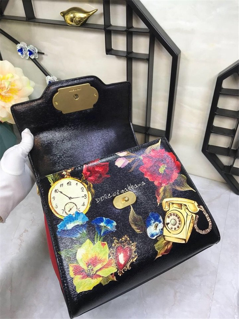 Dolce & Gabbana d&g doorbell floral-print bag - Image 7