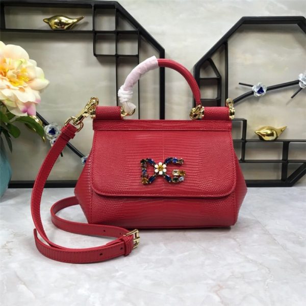 Dolce & Gabbana D&G Bag Sicily Leather Shoulder Bag