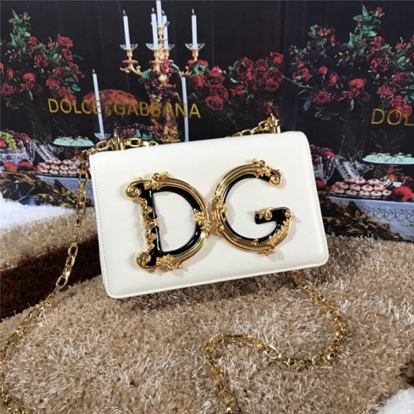 dolce gabbana dg micro crossbody bag white