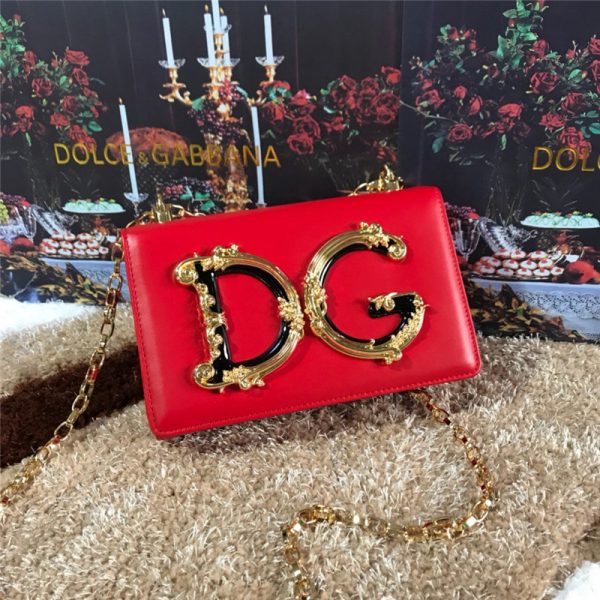 dolce gabbana dg micro crossbody bag red