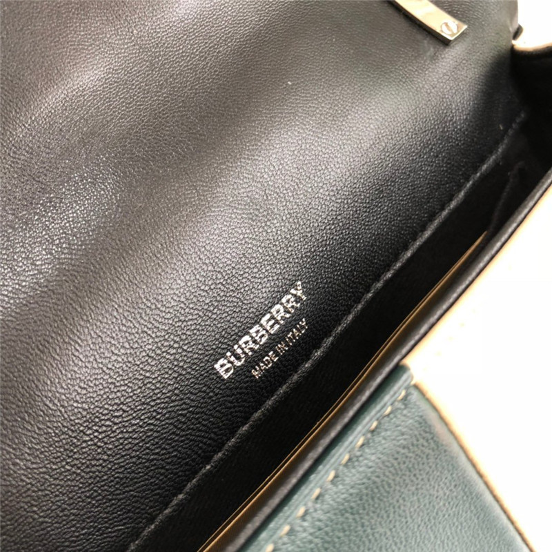 Burberry Small Horseferry Print Quilted Lola Bag - Image 6