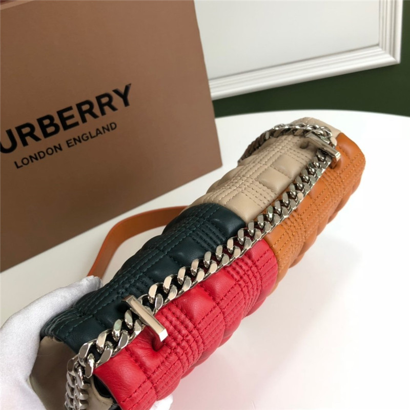 Burberry Small Horseferry Print Quilted Lola Bag - Image 3