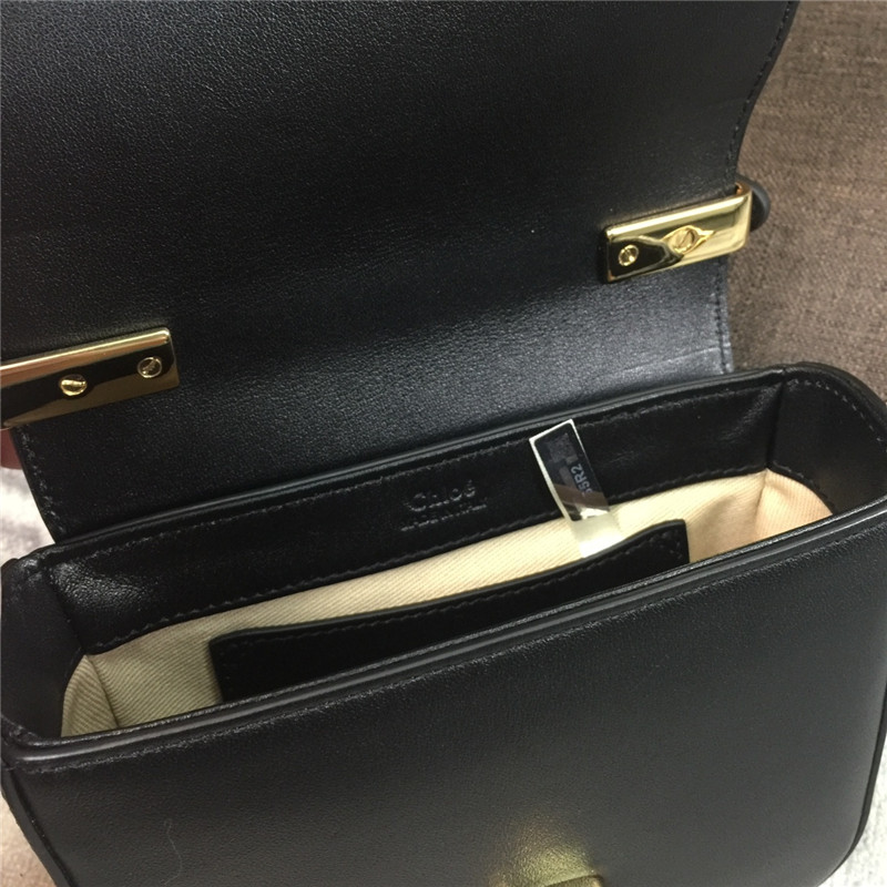 chloe c mini square bag black - Image 7