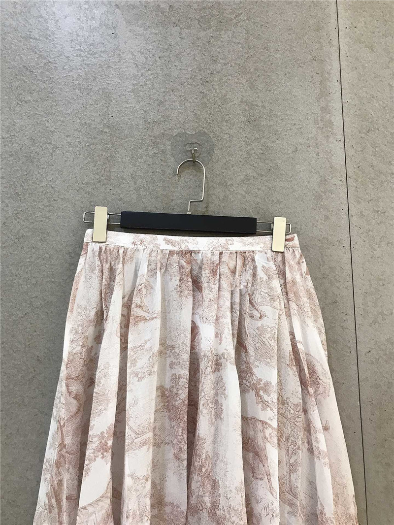 Dior Skirts Cotton Long Elegant Style Maxi Skirts - Image 5