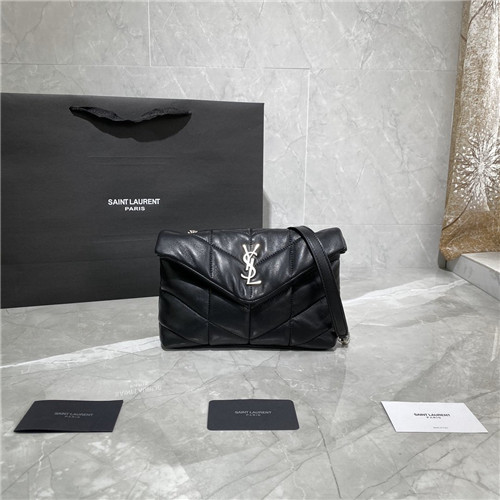 ysl loulou puffer mini bag black
