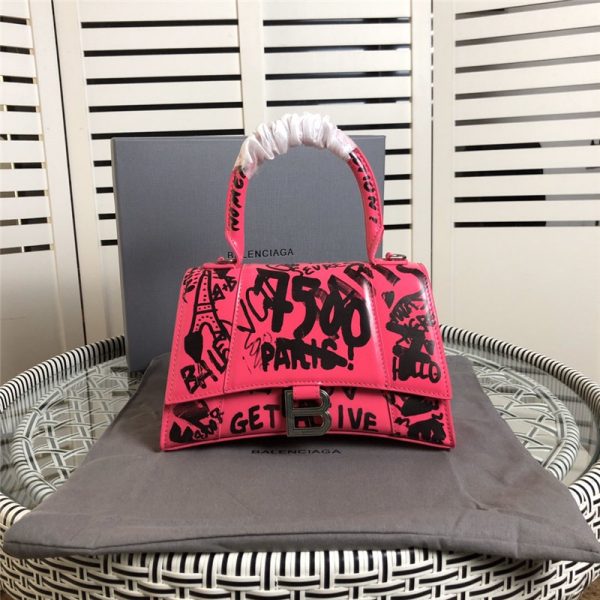 Balenciaga Hourglass Bag Graffiti replica bags