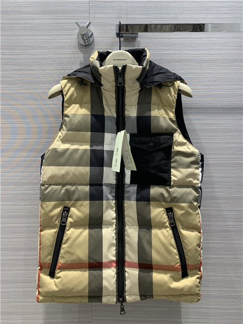 burberry down vest womens