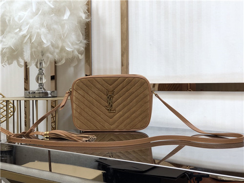 ysl lou camera bag suede