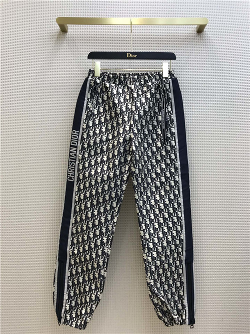 dior logo letter pants