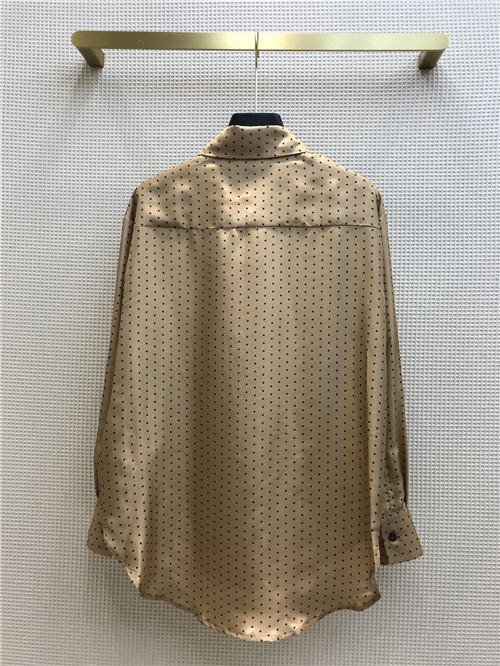 dior polka dot silk shirt - Image 2