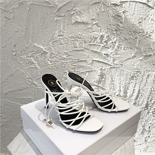 balmain strap high heel sandals