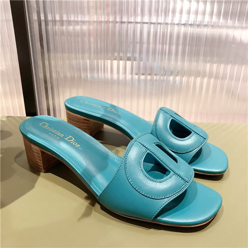 dior block heel sandals