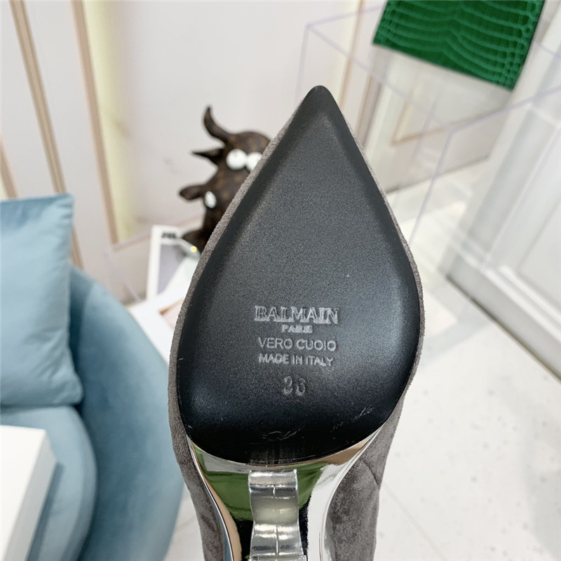 balmain logo letters long boots - Image 7