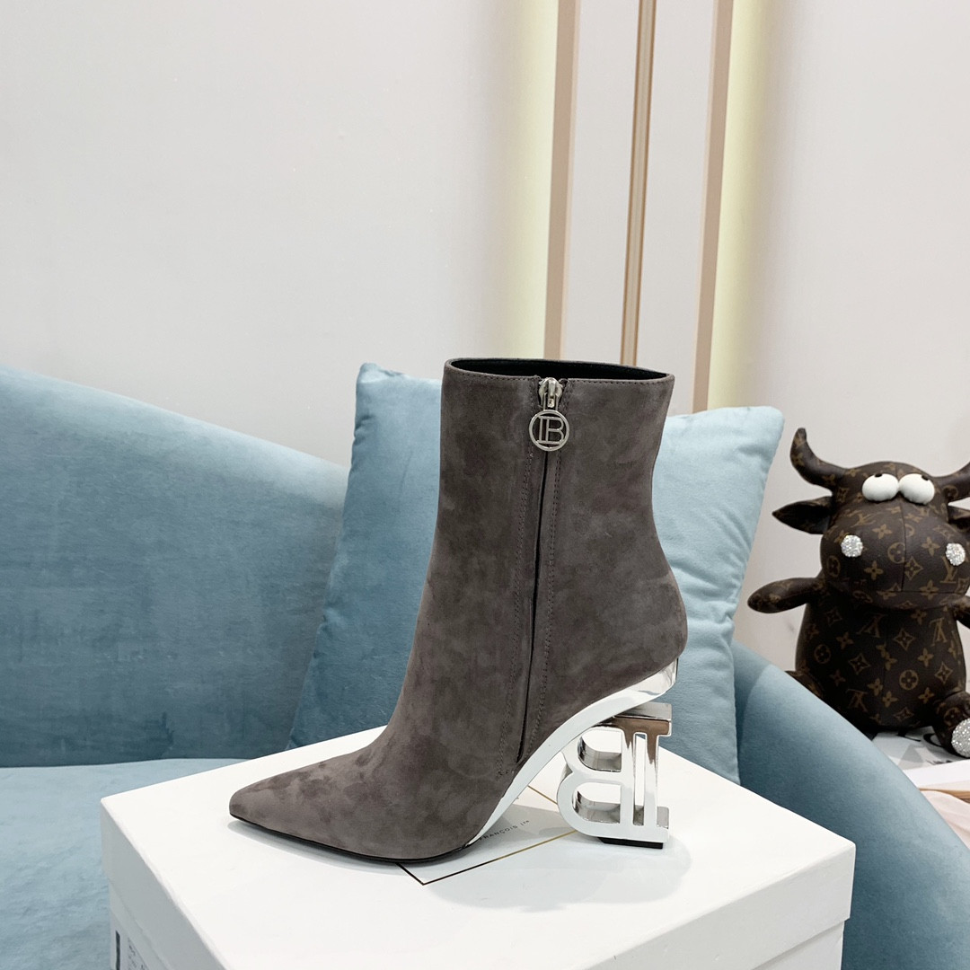 Balmain pointed toe B heel boots - Image 5