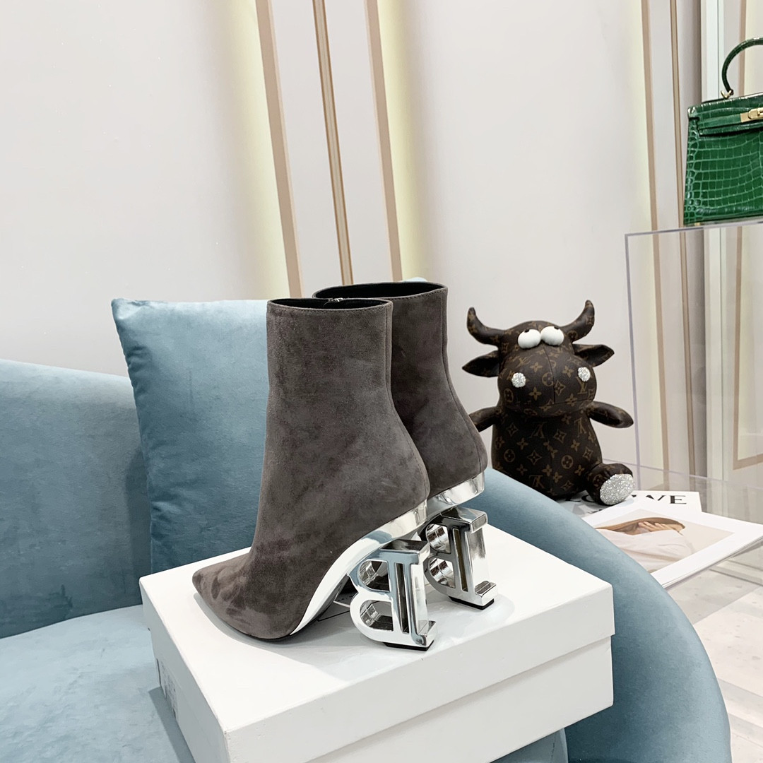 Balmain pointed toe B heel boots - Image 8