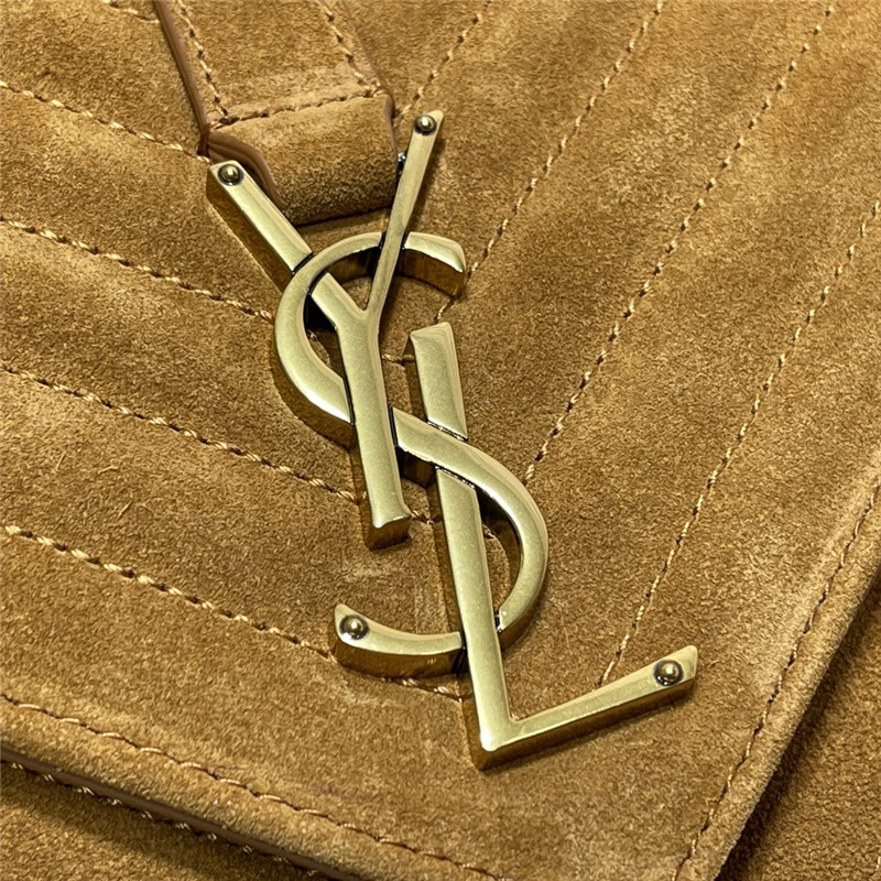 ysl monogram college nubuck leather bag - Image 7