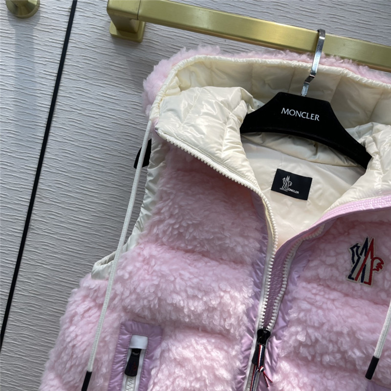 moncler lamb wool down vest - Image 5