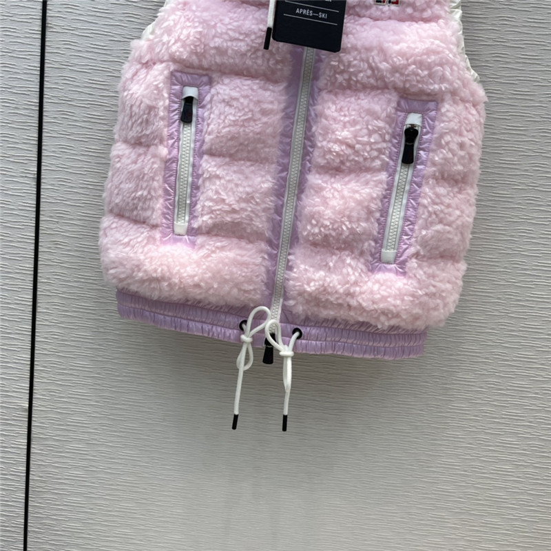 moncler lamb wool down vest - Image 3