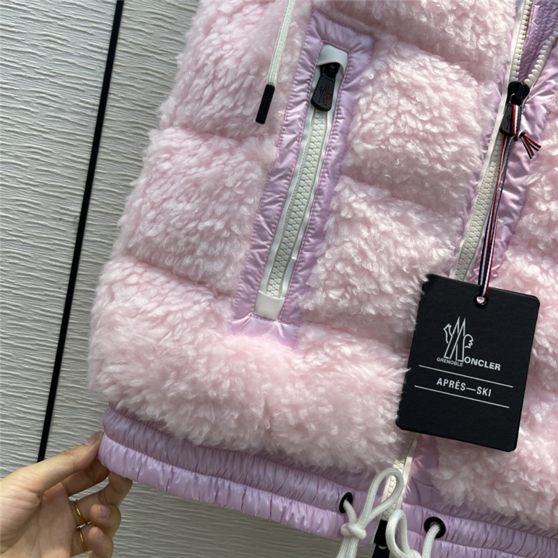 moncler lamb wool down vest - Image 8