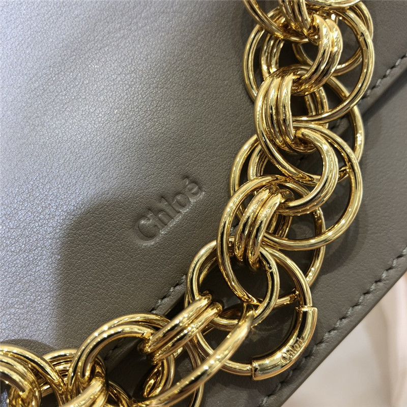 chloe drew bijou leather clutch bag - Image 6