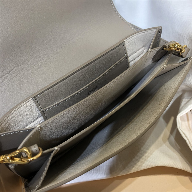 chloe drew bijou leather clutch bag - Image 7