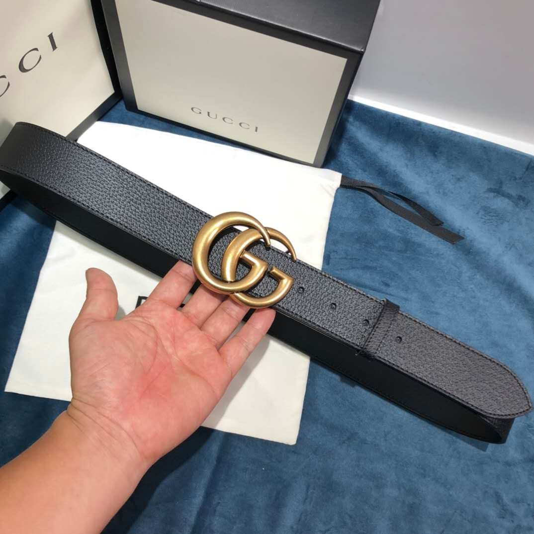 Gucci Black Belt ,1.5 Inch Buckle 3.003W*2.36 H Inches - Image 8