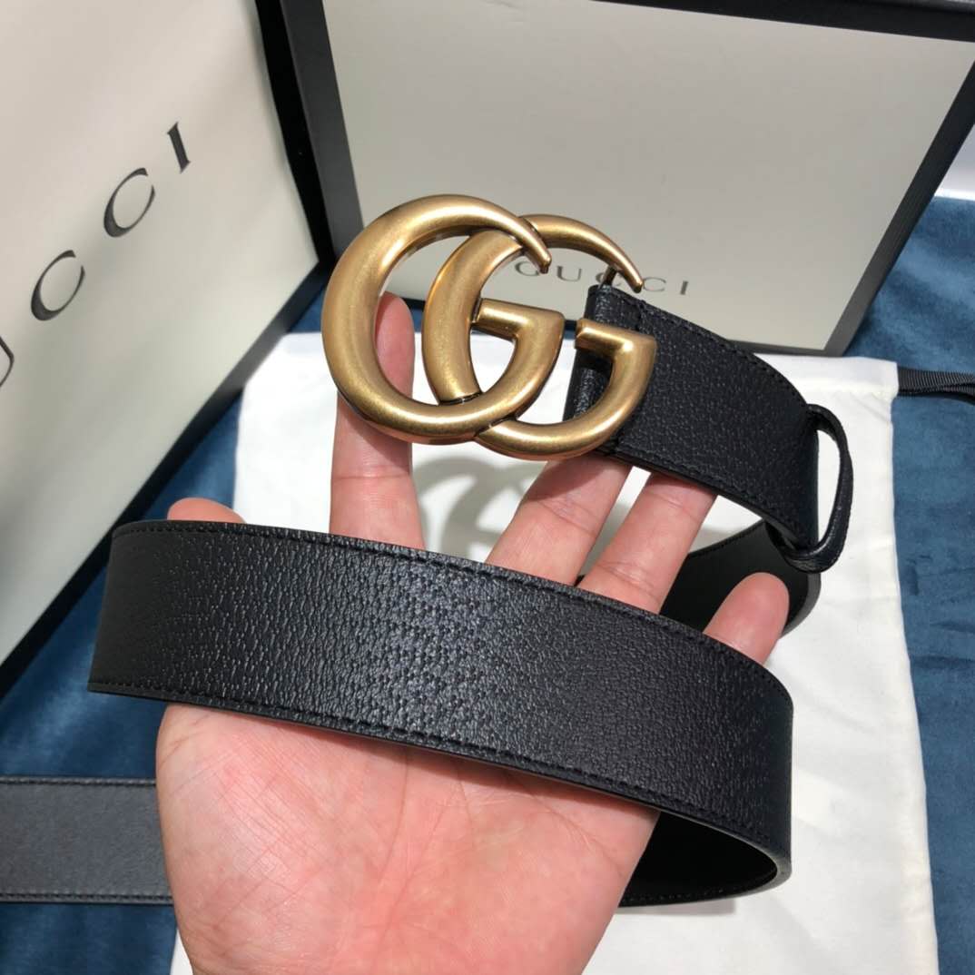 Gucci Black Belt ,1.5 Inch Buckle 3.003W*2.36 H Inches - Image 10