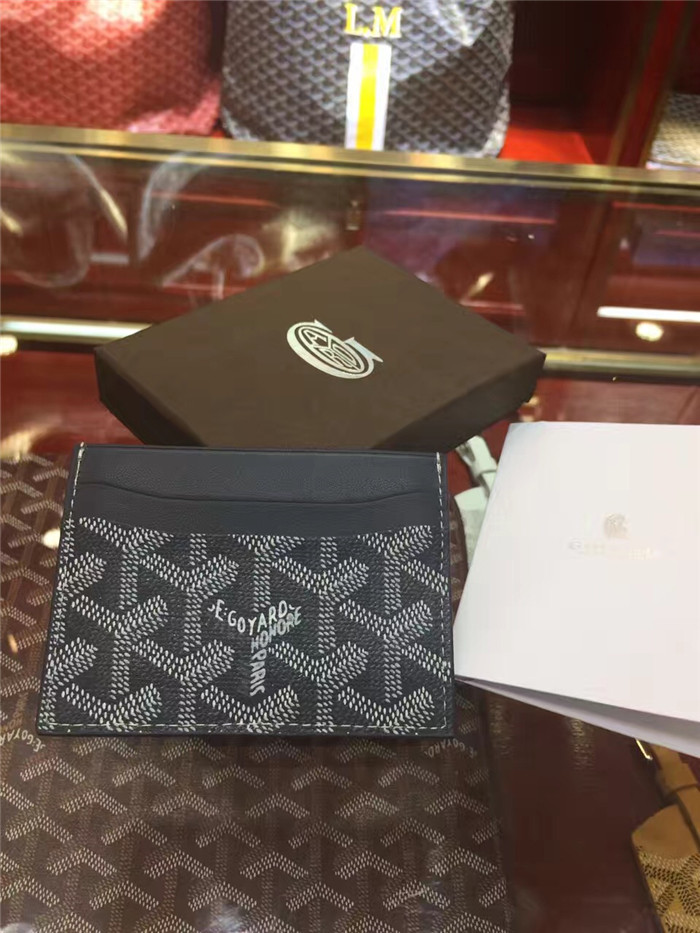 Goyard Card Holder Black - Image 3