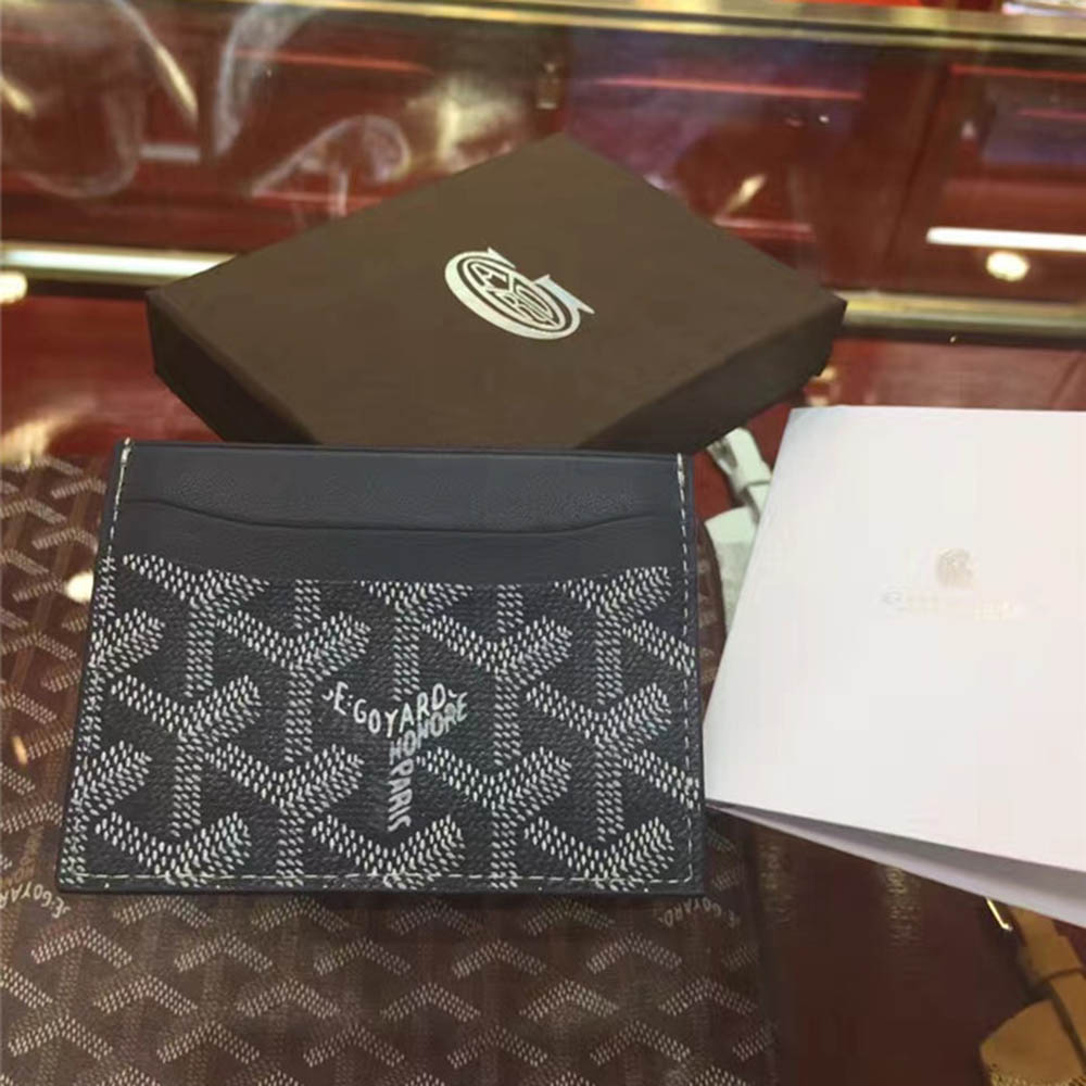 Goyard Card Holder Black