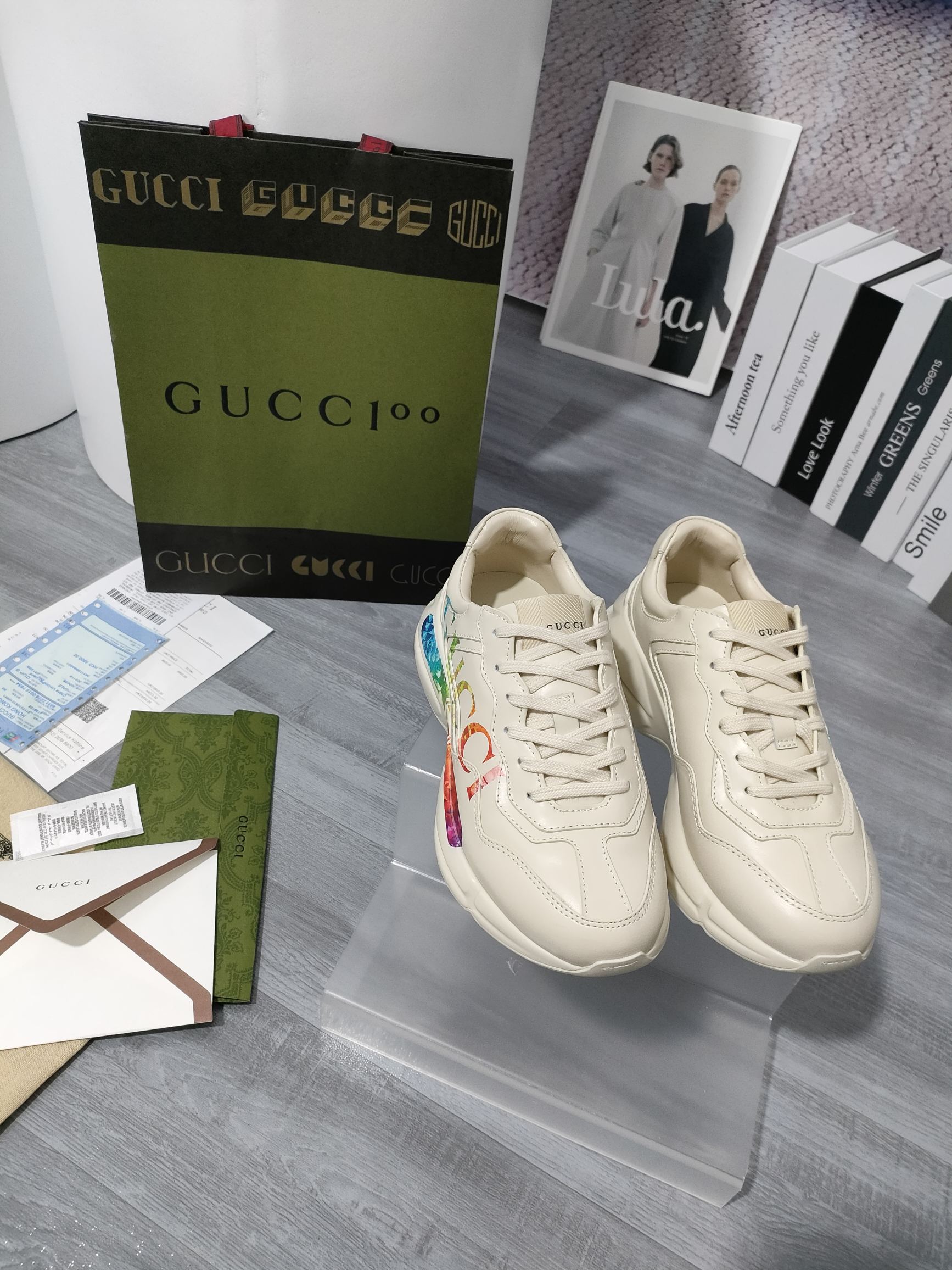 High version of Gucci dad shoes for couples B - Image 2