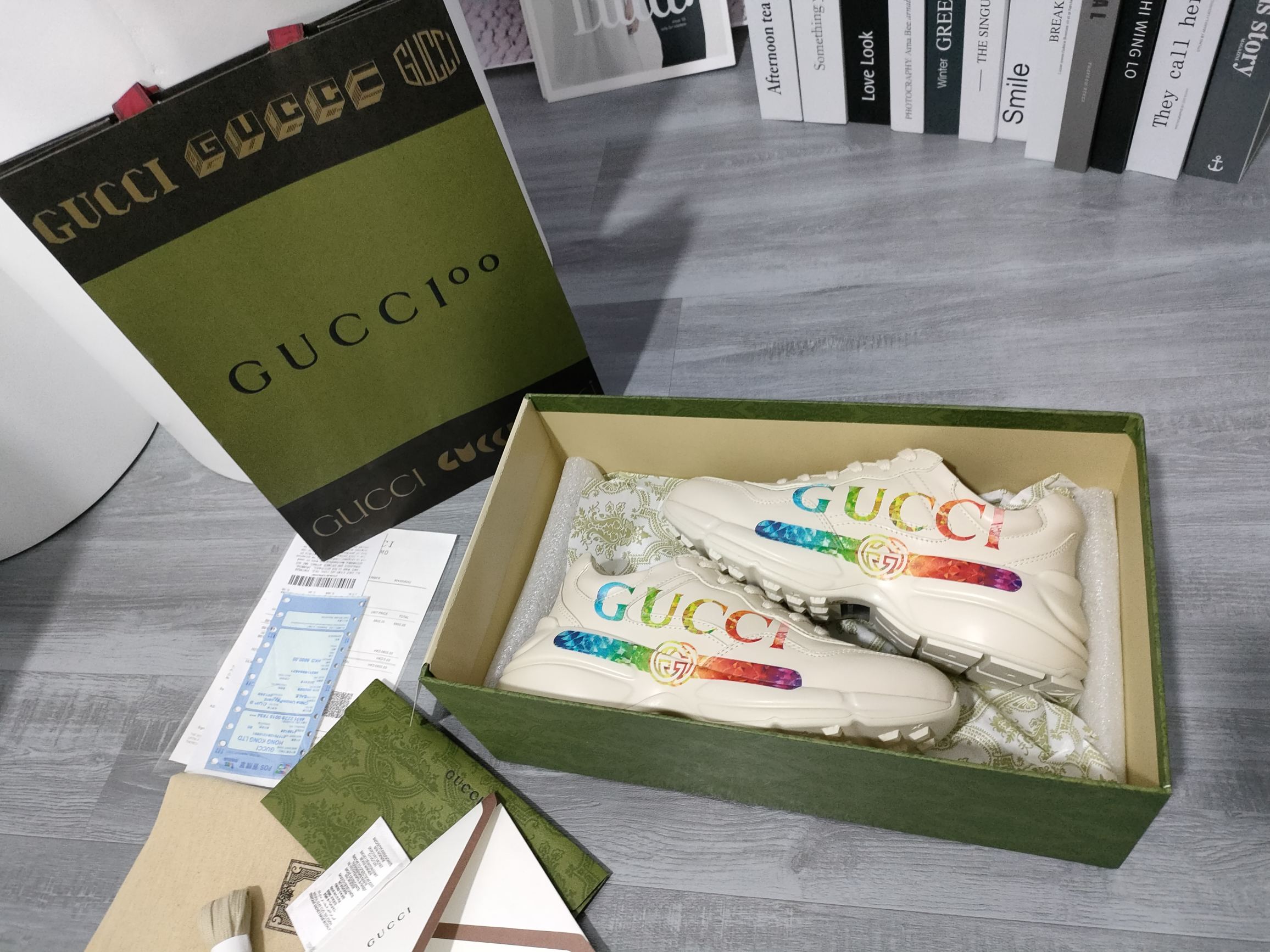 High version of Gucci dad shoes for couples B - Image 3