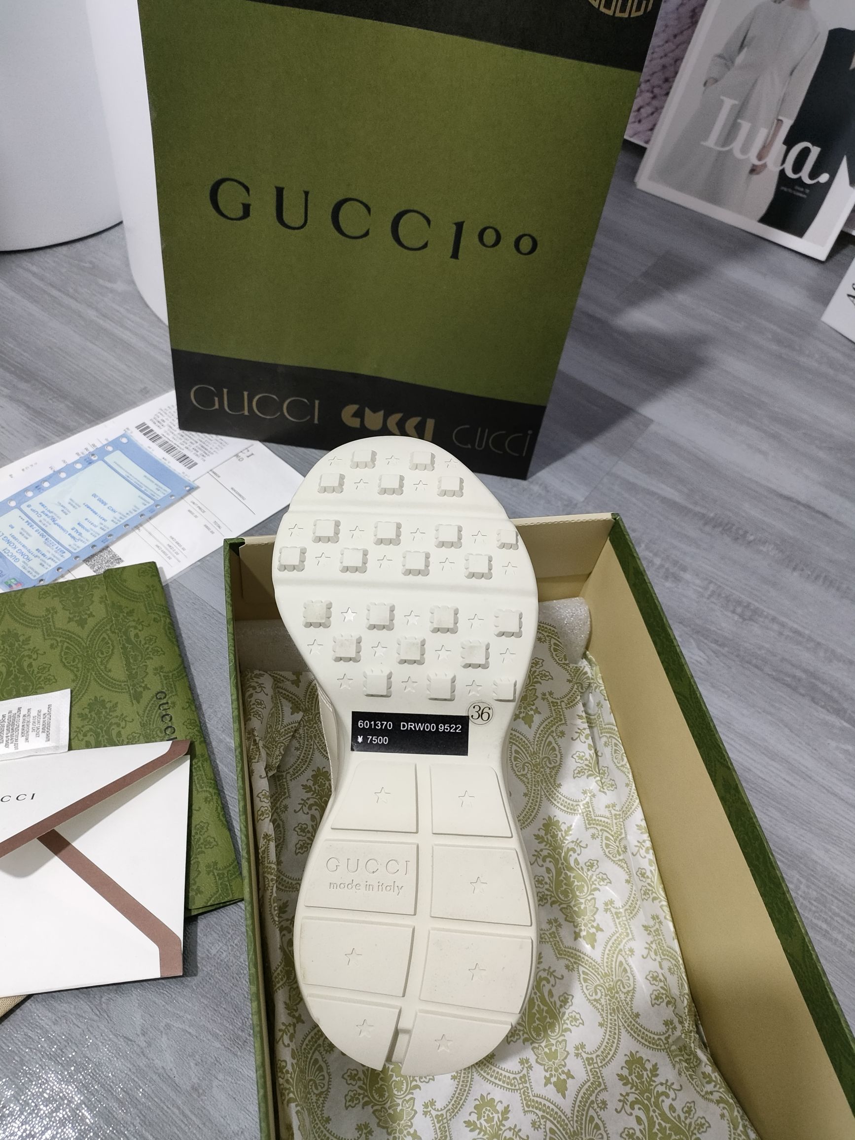 High version of Gucci dad shoes for couples B - Image 6