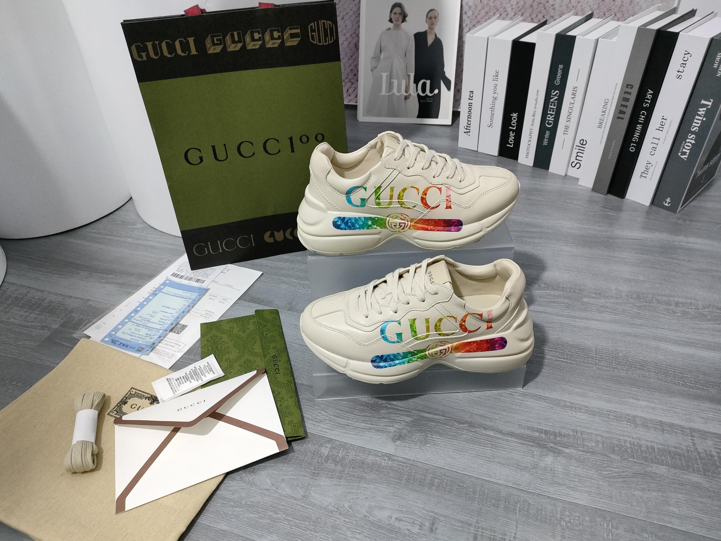 High version of Gucci dad shoes for couples B - Image 9