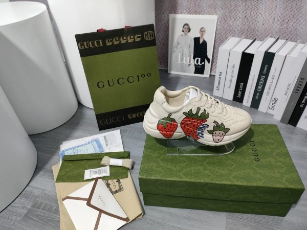 High version of Gucci dad shoes for couple F