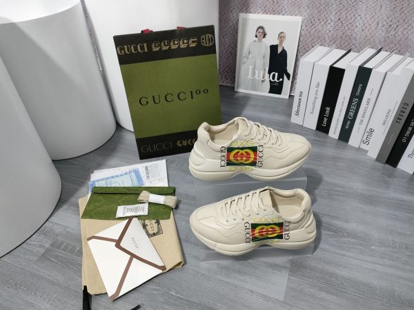 High version of Gucci dad shoes for couple H