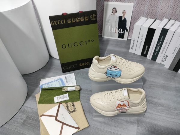 High version of Gucci dad shoes for couple H