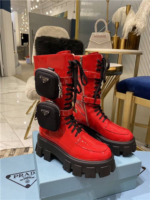 prada monolith boots replica shoes