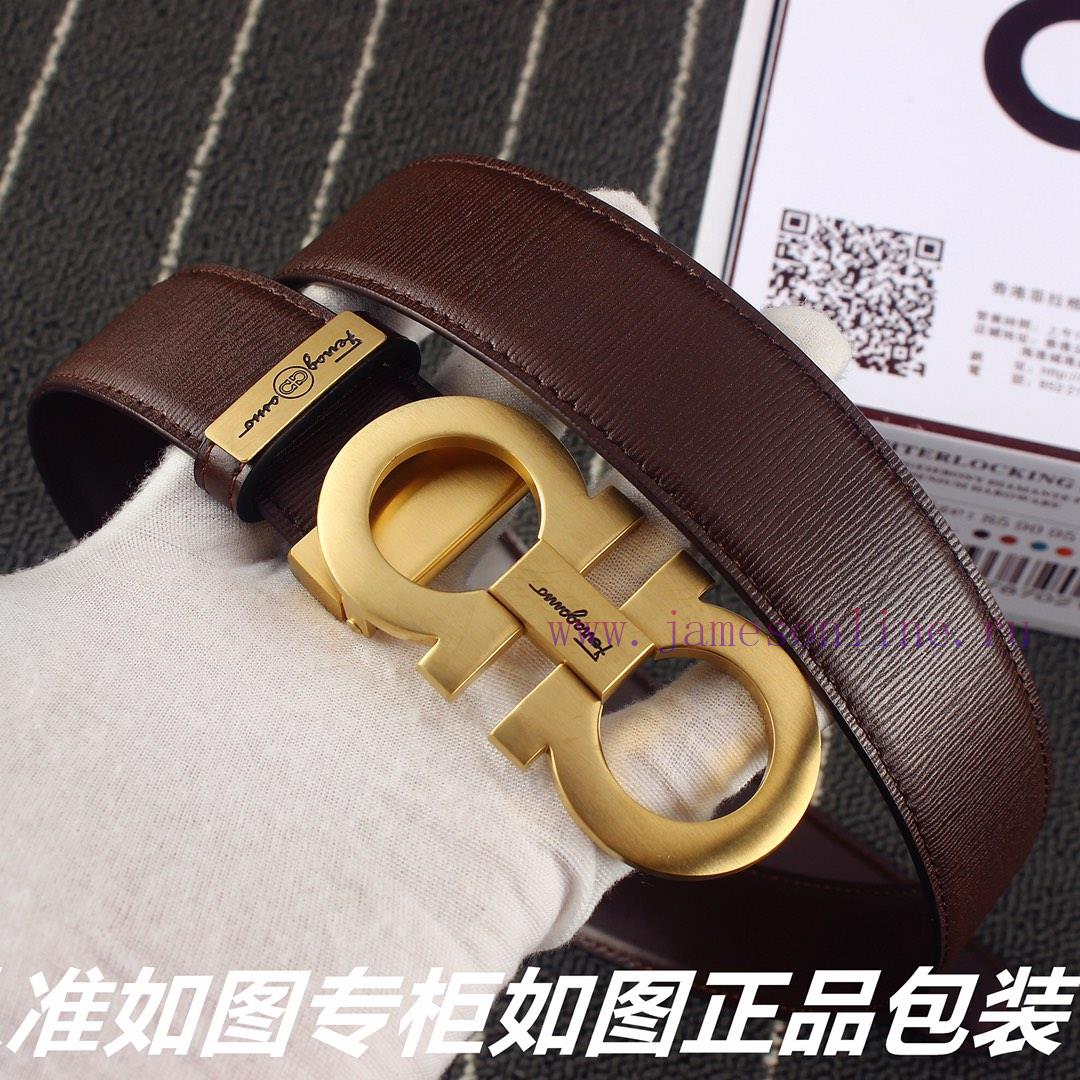 Ferragami ️Comes with a punch as a giftThe material is made of 100% top layer cowhide, ensur yhrn91go - Image 5