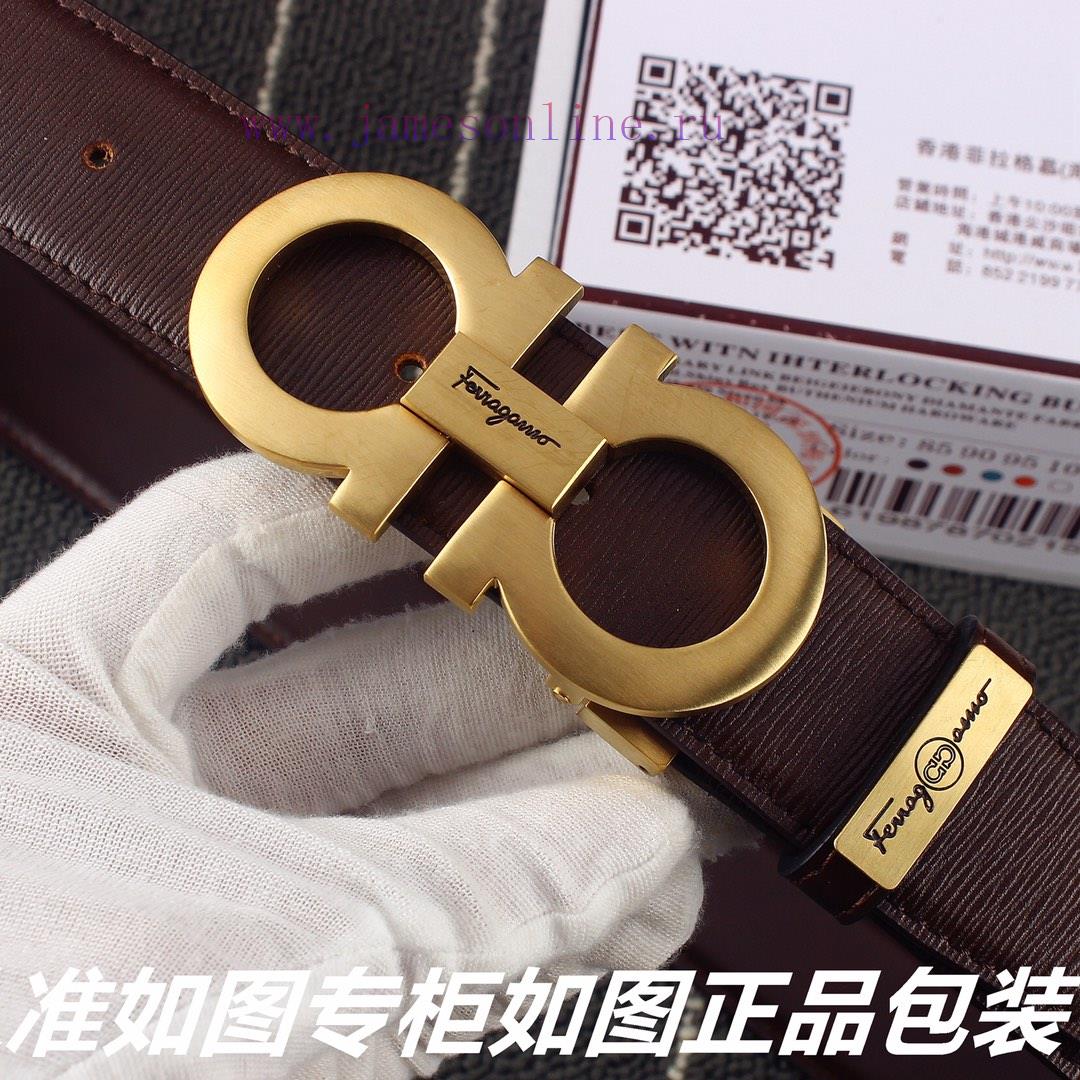 Ferragami ️Comes with a punch as a giftThe material is made of 100% top layer cowhide, ensur yhrn91go - Image 6