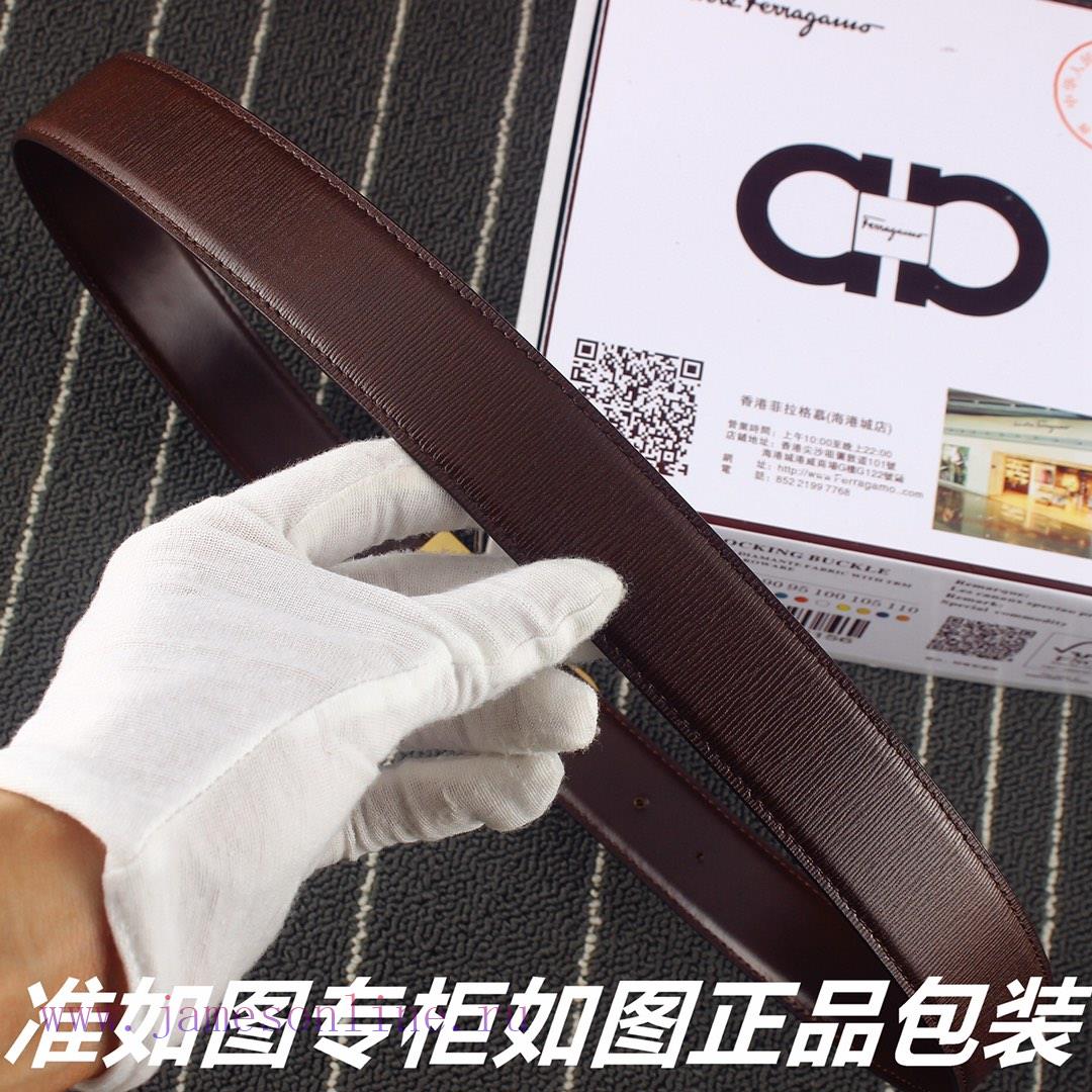 Ferragami ️Comes with a punch as a giftThe material is made of 100% top layer cowhide, ensur yhrn91go - Image 8