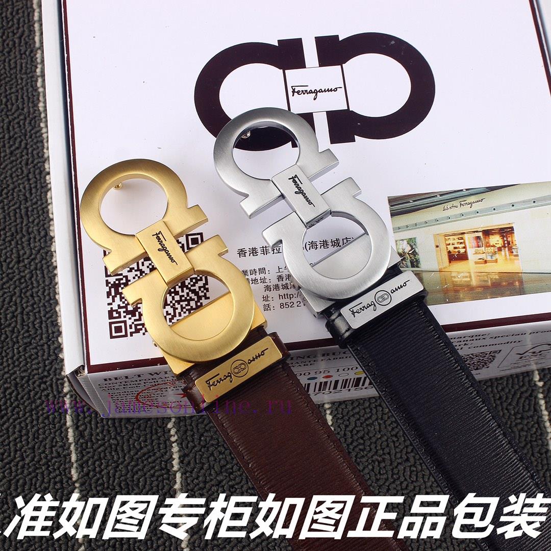 Ferragami ️Comes with a punch as a giftThe material is made of 100% top layer cowhide, ensur yhrn91go - Image 9